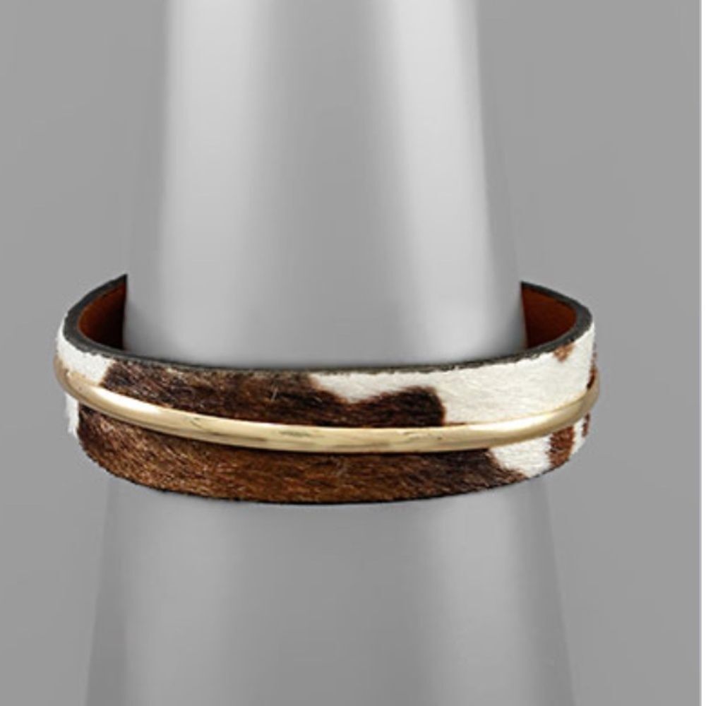 Leopard Cuff Bracelet